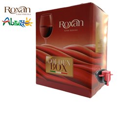 Rosso in Bag in Box 5 litri Colline Pescaresi Casa Vinicola Roxan 13,5%vol (da uve Montepulciano)