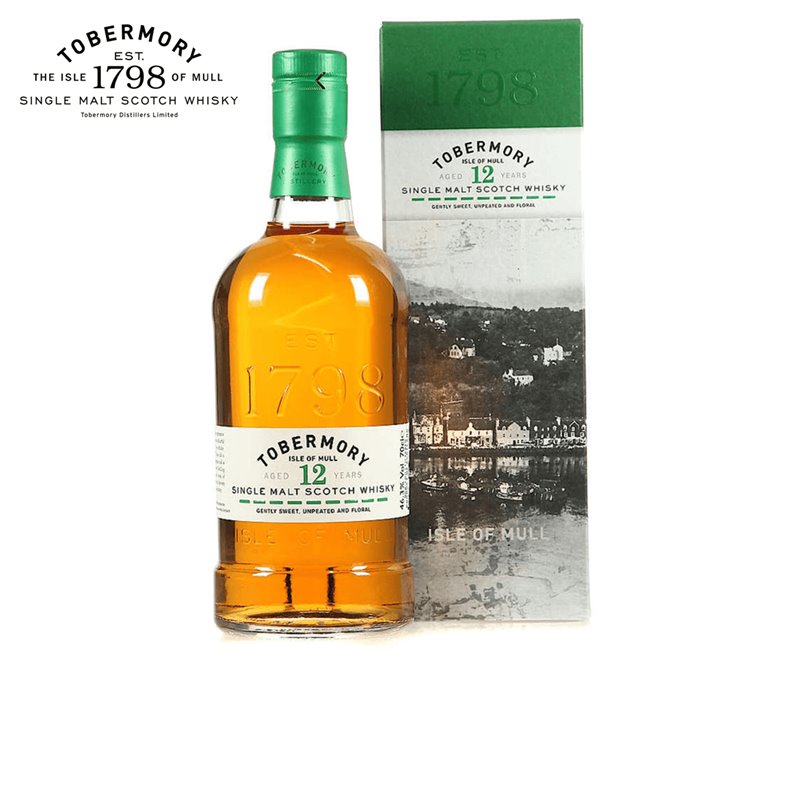 Whisky Tobermory 12 anni Single Malt 46,3 % vol 70cl in astuccio