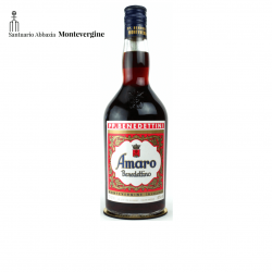 Liquore Amaro dei Padri Benedettini Abbazia di Montevergine 70 cl 40%vol in busta regalo